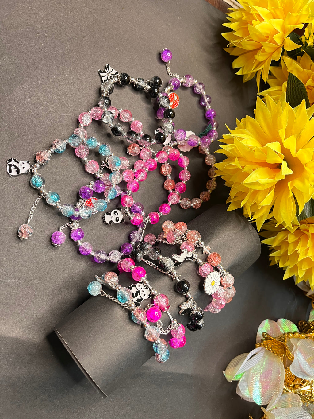 Beautiful charm bracelet pack of 12