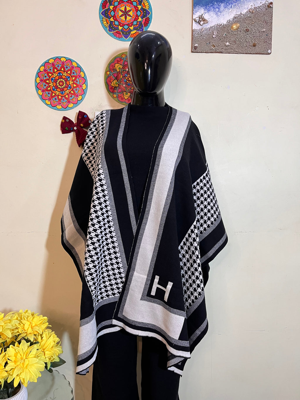 Trendy woollen co-ord sets with detachable scarf